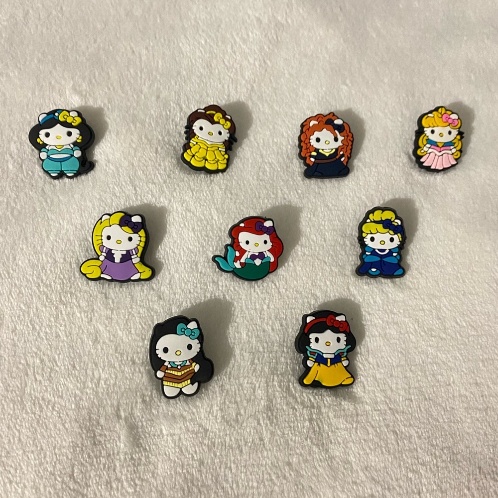 Disney Princess Croc Charms